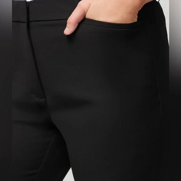 White House Black Market Ines Professional Bootcut Pants/ Trousers. Black 18 NWT - Picture 4 of 16